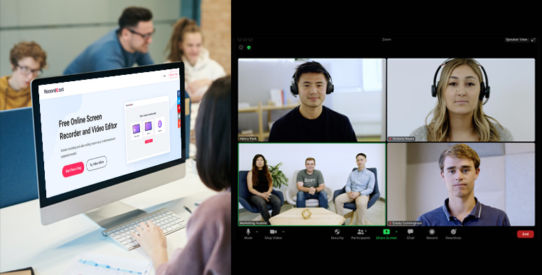Use RecordCast to record a zoom meeting